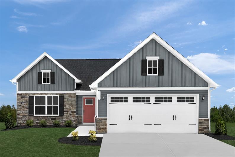 INCLUDED STONE DETAILS, TWO CAR GARAGES, AND AVAILABLE FULL BASEMENTS FOR STORAGE 