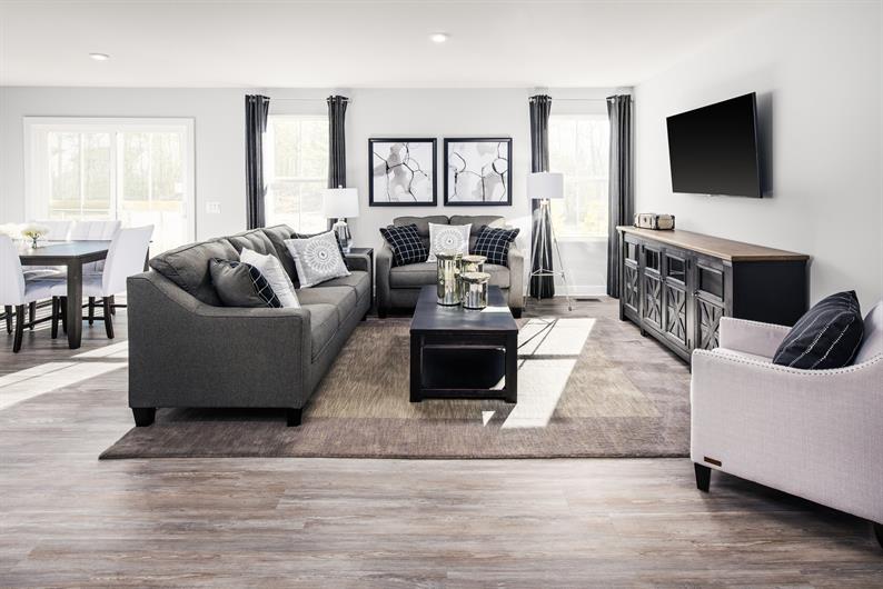 OPEN FLOORPLAN WITH FLEX SPACE GIVES YOU ROOM TO ENTERTAIN 