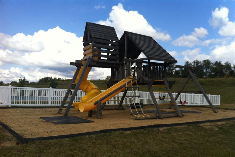 A COMMUNITY PLAYGROUND FOR THE KIDS TO PLAY 