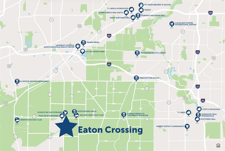Eaton Crossing SingleFamily Homes One Level Living for Sale Ryan Homes