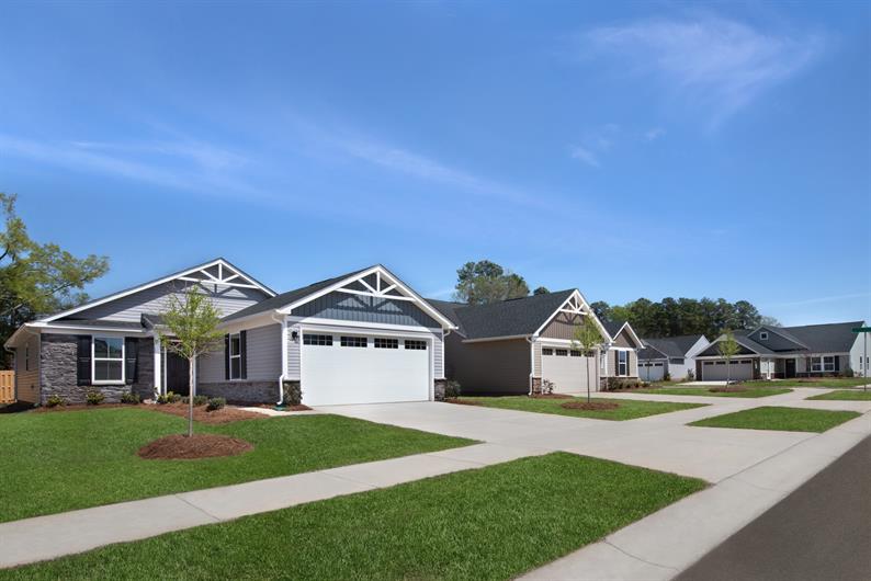 Enjoy a quiet community surrounded by a tree line 