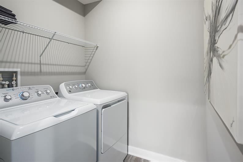Bedroom-Level Laundry Room 