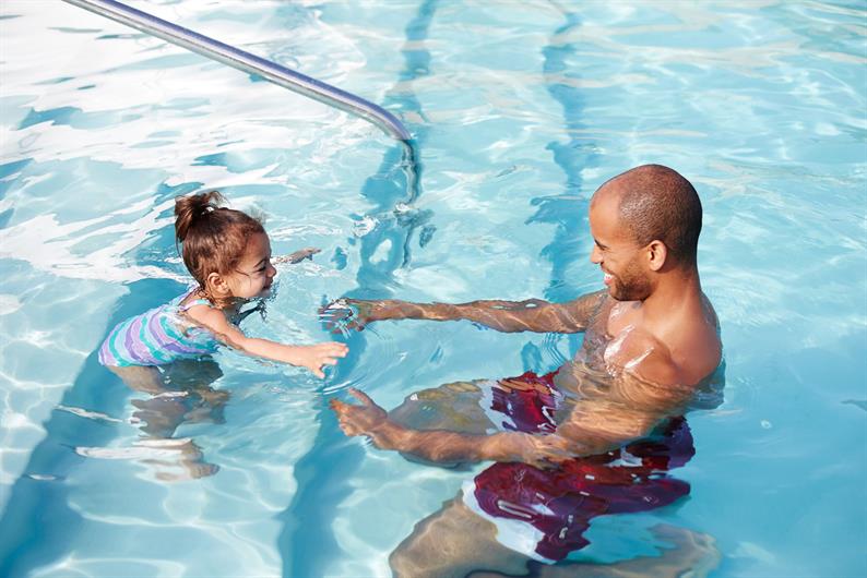 Take a dip in Vistamar Villages’ resort-style pool 