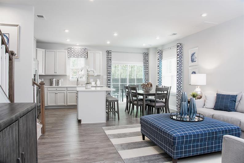 Never miss a moment with the open concept floorplan 