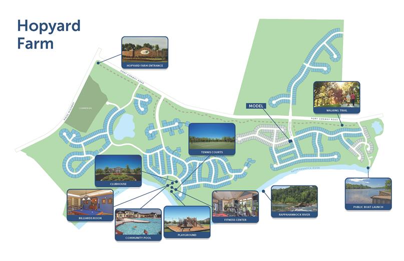 Hopyard Farm SingleFamily Homes One Level Living for Sale Ryan Homes