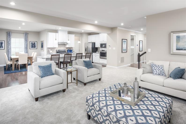 BRING EVERYONE TOGETHER WITH THE SPACIOUS OPEN PLAN LAYOUTS 