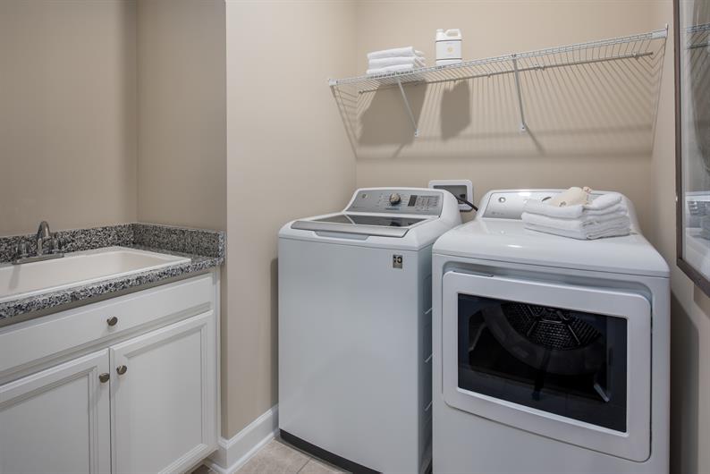 Separate Laundry Rooms Included 