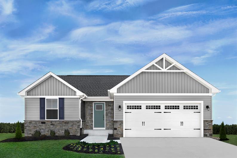 Millsboro’s lowest-priced new ranch homes with included basements and the lowest HOA fees