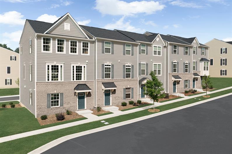 New Townhomes with 2 Car Garage in a Tree Lined Community Near Belmont From the Low $300s