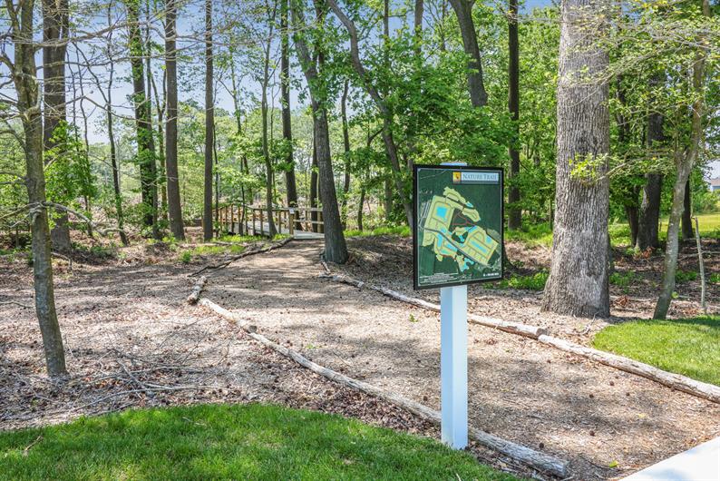 17 miles of trails within the community 