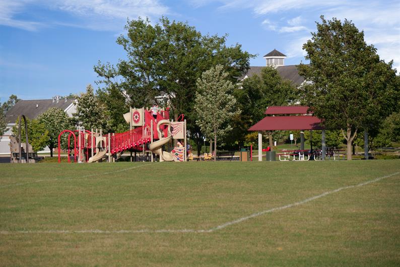 Playgrounds, Sports fields, and more!  