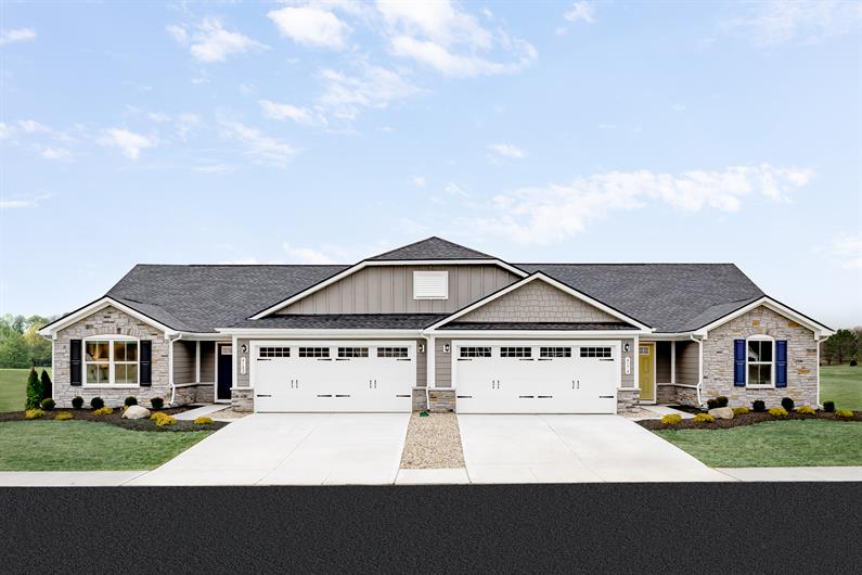 The lowest-priced new low-maintenance ranch homes in Plainfield!