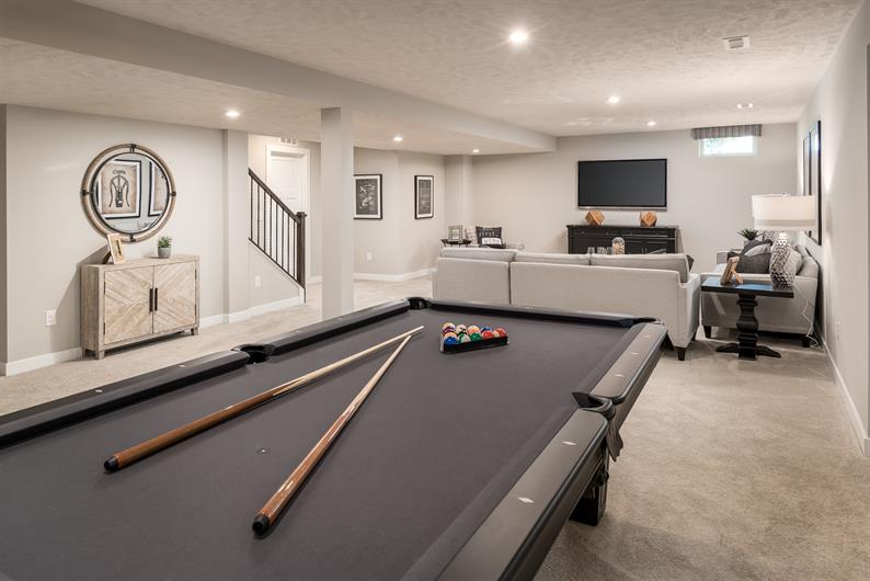 ENJOY AN INCLUDED FINISHED BASEMENT FOR MORE ENTERTAINMENT SPACE 