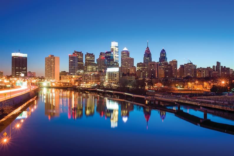 Philadelphia is just 16 miles from home 