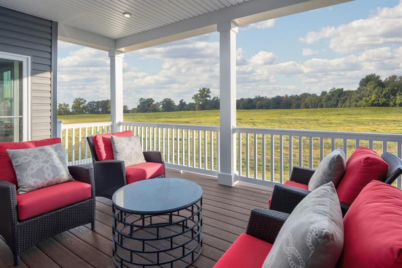 A back porch that you will never want to leave 